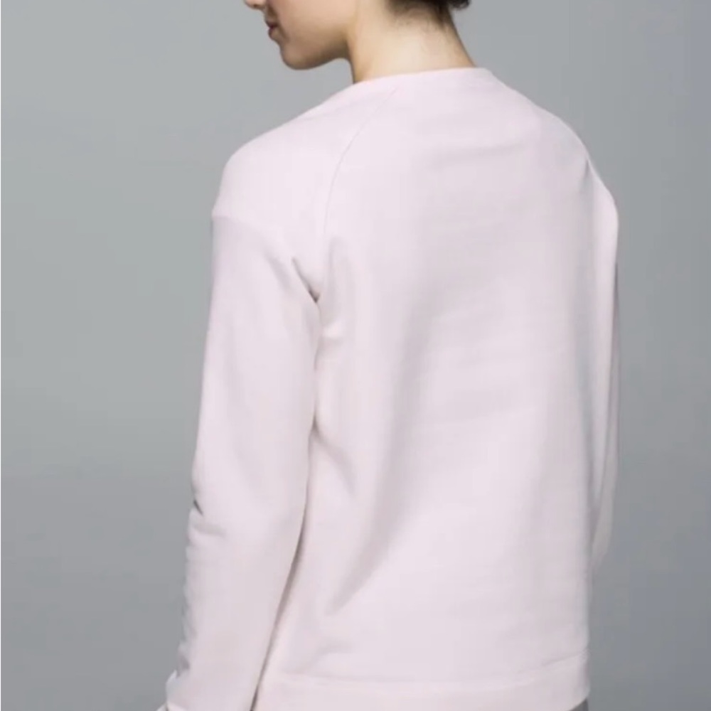 🍋 Lululemon crew neck reflective blush sweatshirt! - Picture 7 of 8